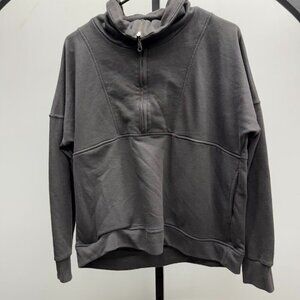 Wilo the Label Grey Bella Half Zip Pullover